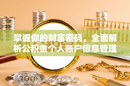 炎陵掌握你的财富密码，全面解析公积金个人账户信息管理与优化