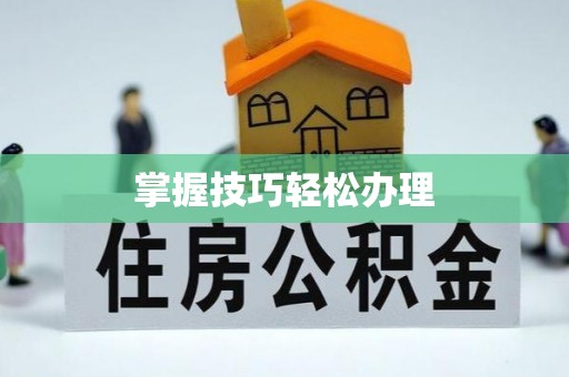 炎陵掌握技巧轻松办理