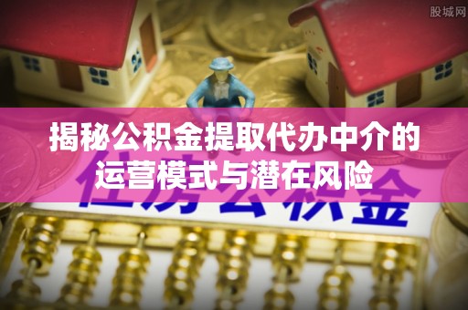 炎陵揭秘公积金提取代办中介的运营模式与潜在风险