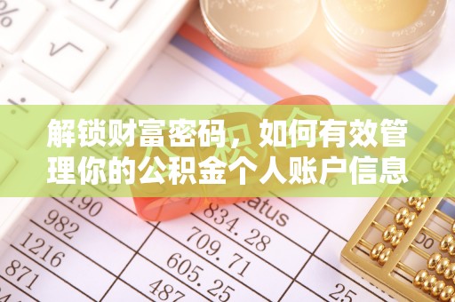炎陵解锁财富密码，如何有效管理你的公积金个人账户信息