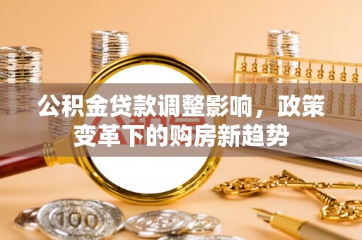 炎陵公积金贷款调整影响，政策变革下的购房新趋势